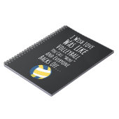 Volleybal Team Gifts Bulk Notitieboek (Linkerzijde)