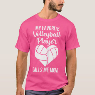 Volleybal Team Quote voor een moeder van een volle T-shirt