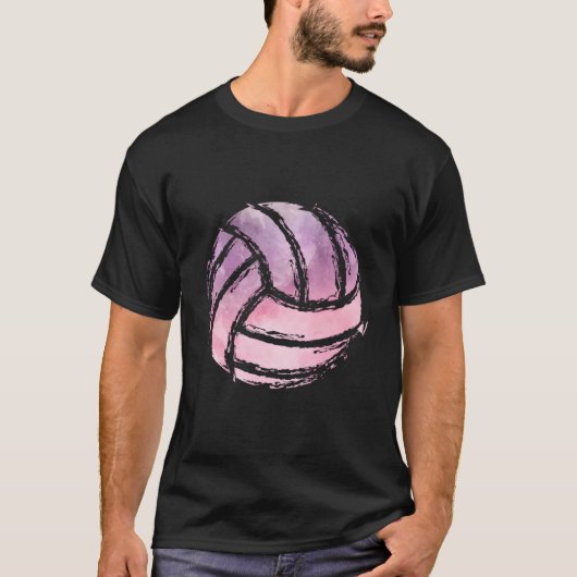 Volleybal Team Sporten Beachvolleybal Speler T-shirt (Voorkant)