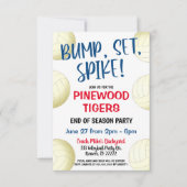 VOLLEYBAL TEAM UITNODIGING (Voorkant)