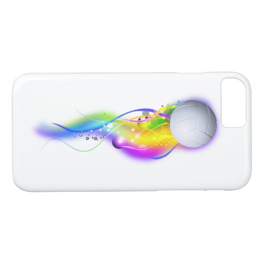Volleybal-telefooncel Case-Mate iPhone Case (Achterkant (Horizontaal))