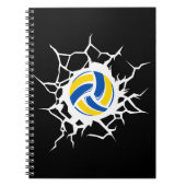 Volleybal Thema Notitieboek (Voorkant)