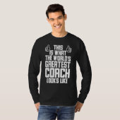 Volleybal Tshirt Werelden Grootste Coach Beste coa (Voorkant volledig)