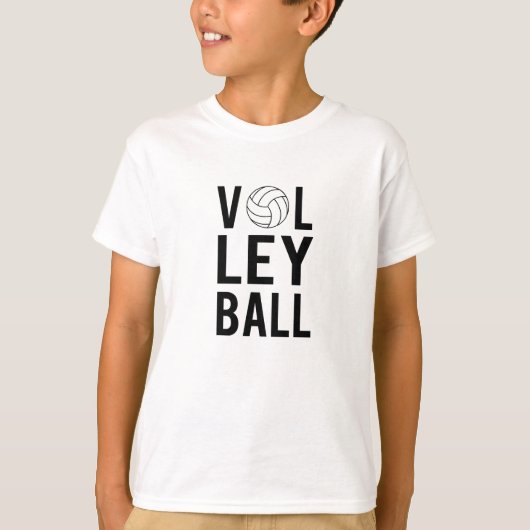 Volleybal Unisex Kids T-shirt (Voorkant)