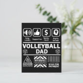 Volleybal Vader Grappige Inhoud van Sport Vader (Staand voorkant)