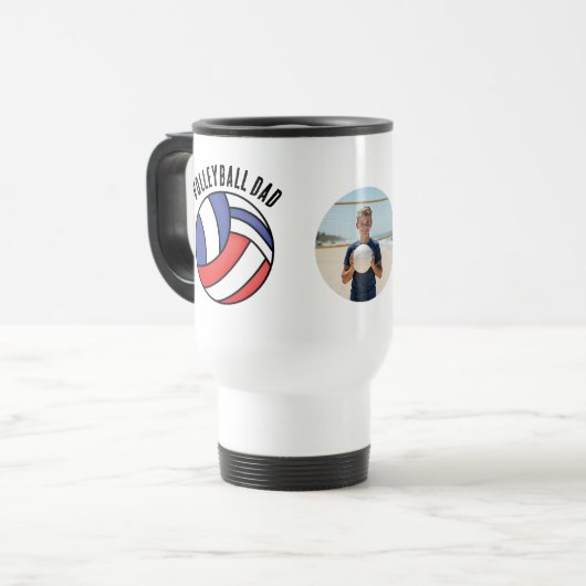 Volleybal Vader Reisbeker (Voorkant links)