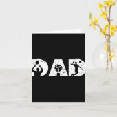  volleybal vader volleybal spelers familie F Kaart (Gele Bloem)