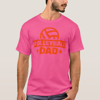 Volleybal vader voor mannen t-shirt