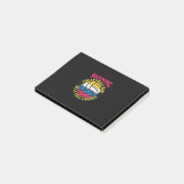 Volleybal vader zal hard schreeuwen post-it® notes (Schuin)
