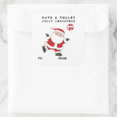 Volleybal vakantie cadeau Labels (Tas)