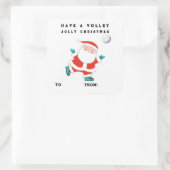 Volleybal vakantie cadeau Labels (Tas)