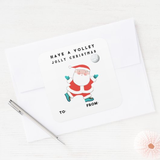 Volleybal vakantie cadeau Labels (Envelop)