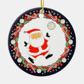 Volleybal Vakantie Gift Keramisch Ornament (Voorkant)