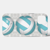 volleybal van aangepast gepersonaliseerd meisje Case-Mate iPhone case (Achterkant (horizontaal))