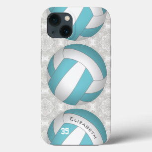 volleybal van aangepast gepersonaliseerd meisje iPhone 13 hoesje