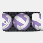 volleybal van aangepast gepersonaliseerd meisje Case-Mate iPhone case (Achterkant (horizontaal))