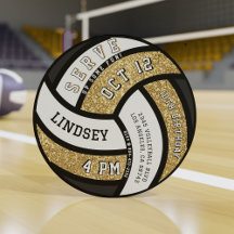 Volleybal Verjaardagsfeest Gouden Glitter