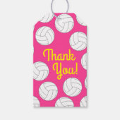Volleybal verjaardagsfeestje cadeaulabel (Voorkant)