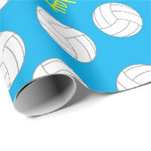 Volleybal verjaardagsfeestje cadeaupapier (Rol Hoek)