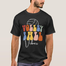 Volleybal Vibes Grappig Retro Groovy Speler Cadeau