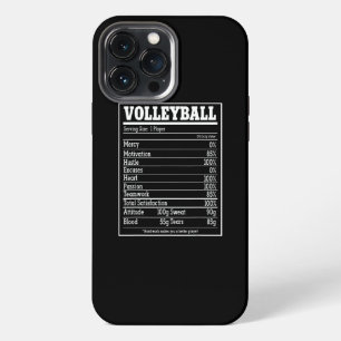 Volleybal Voedingsfeiten Vrouwen Mannen Speler iPhone 13 Pro Max Hoesje
