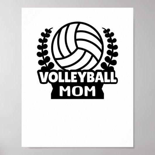 Volleybal - Volleybal Moeder Poster (Voorkant)