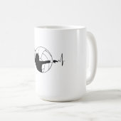 Volleybal - Volleybalspeler Heartbeat Koffiemok (Voorkant rechts)