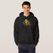 Volleybal volleybalsport hoodie (Voorkant volledig)