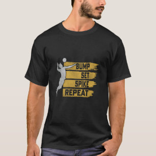 Volleybal voor mannen en vrouwen of voor touringca t-shirt