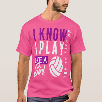 Volleybal voor meisjes Jeugd Volleybal T-shirt