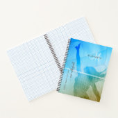 volleybal voor meisjes op het strand notitieboek (Binnen)