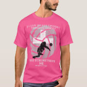 Volleybal voor n meisjes Christelijke atleet T-shirt (Voorkant)