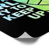 volleybal voor vrouwelijke meisjes volleyball T Poster (Hoek)