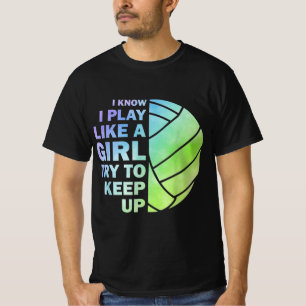 volleybal voor vrouwelijke meisjes volleyball T T-shirt