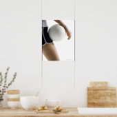 volleybal voor vrouwen poster (Keuken)