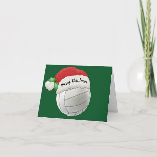 Volleybal Vouwkaart Kaart (Voorkant)