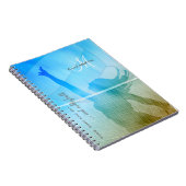 volleybal vrouwen op het strand notitieboek (Rechterzijde)