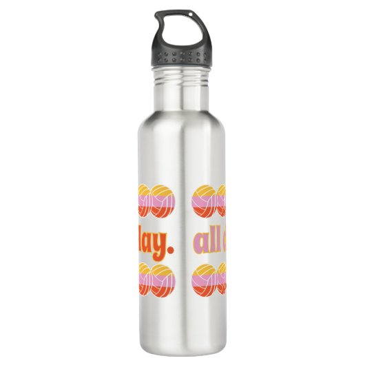 volleybal waterfles (Achterkant)