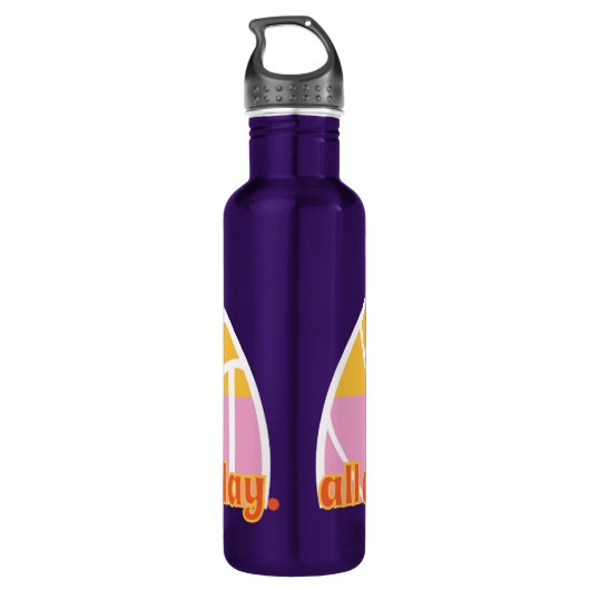 volleybal waterfles  (Achterkant)