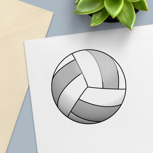 Volleybal Zelfinktende Stempel