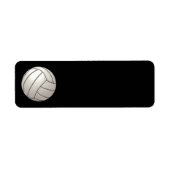 VolleybalAdresetiketten Etiket (Voorkant)