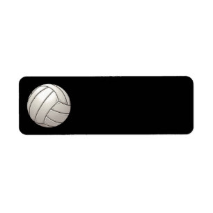 VolleybalAdresetiketten Etiket