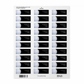 VolleybalAdresetiketten Etiket (Full Sheet)