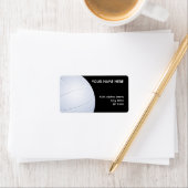 VolleybalAdresetiketten Etiket (Insitu)