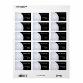 VolleybalAdresetiketten Etiket (Full Sheet)