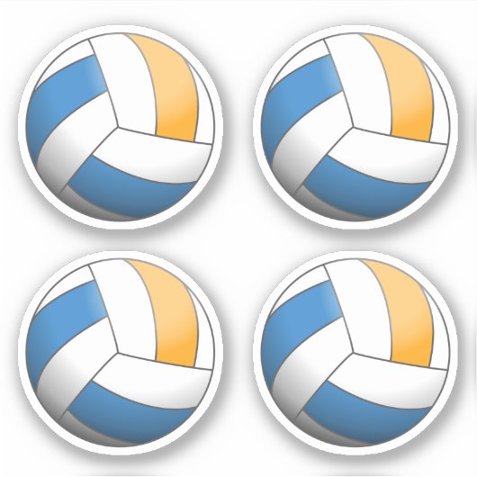 Volleybalbalset 4 sticker (Voorkant)