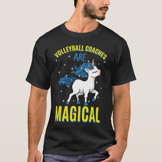 Volleybalbussen zijn magische Unicorn-instructies T-shirt (Voorkant)
