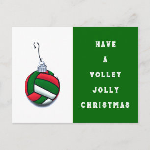 volleybalcheer feestdagenkaart