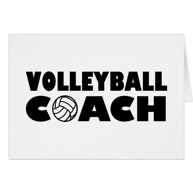 Volleybalcoach (Voorkant Horizontaal)