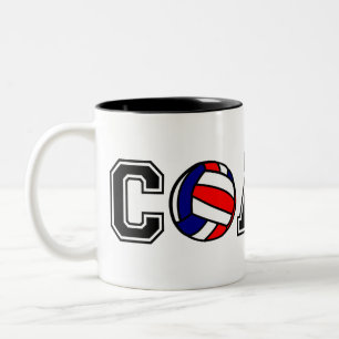 Volleybalcoach dank je cadeau koffie mok